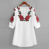 Trendy Rose Summer Dress