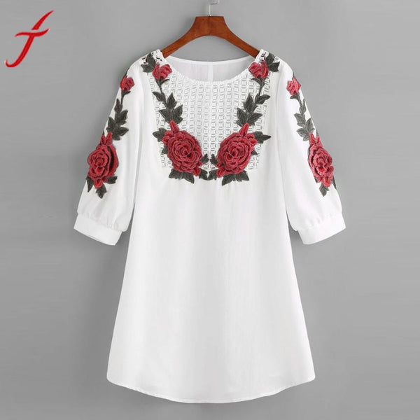 Trendy Rose Summer Dress