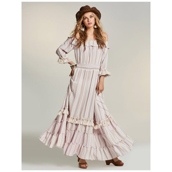Cotton Pink Peplum Dress
