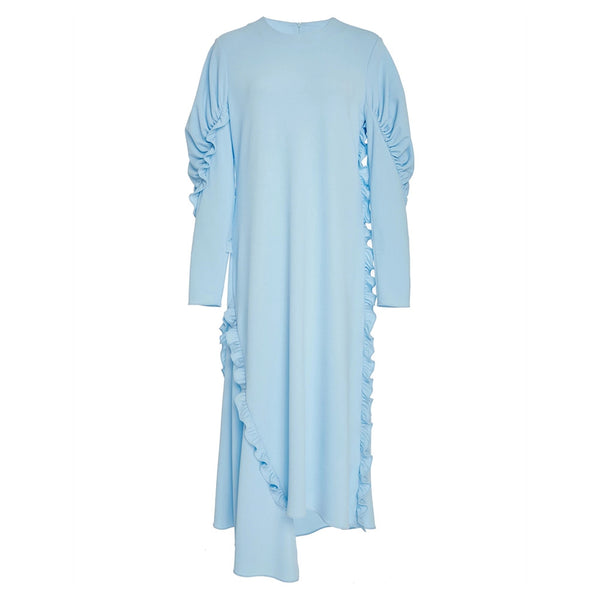 Cotton Blue Shift Dress